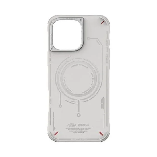 Cover Iphone 16 Pro Max Mecha Magsafe Case Skinarma - Light Grey